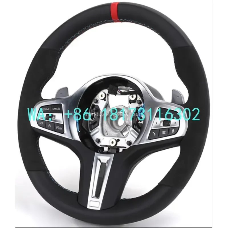 China Plant 2026 Factory Price Direct F10 F20 F30 M3 M5 M4 M Sport CarbonFiber Leather Steering Wheel Sport Interior Ste