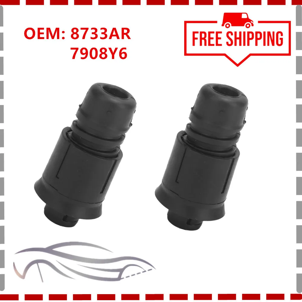 

2Pcs 8733AR 7908Y6 Trunk Rubber Pier Adjustable Stop Bonnet Buffer Tailgate Block Limit Block For Peugeot 508