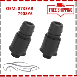 2Pcs 8733AR 7908Y6 Trunk Rubber Pier Adjustable Stop Bonnet Buffer Tailgate Block Limit Block For Peugeot 508