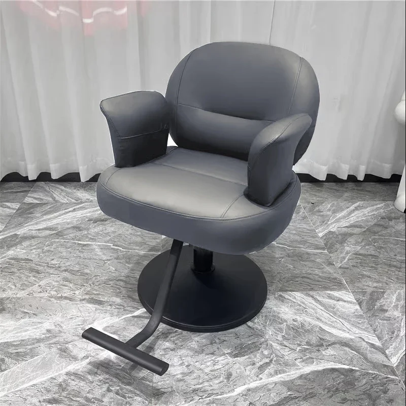 Aesthetic Barber Chair Stylish Cushion Premium Swivel Hairdresser Chair Comfortable Design Silla De Barbero Salon Furniture