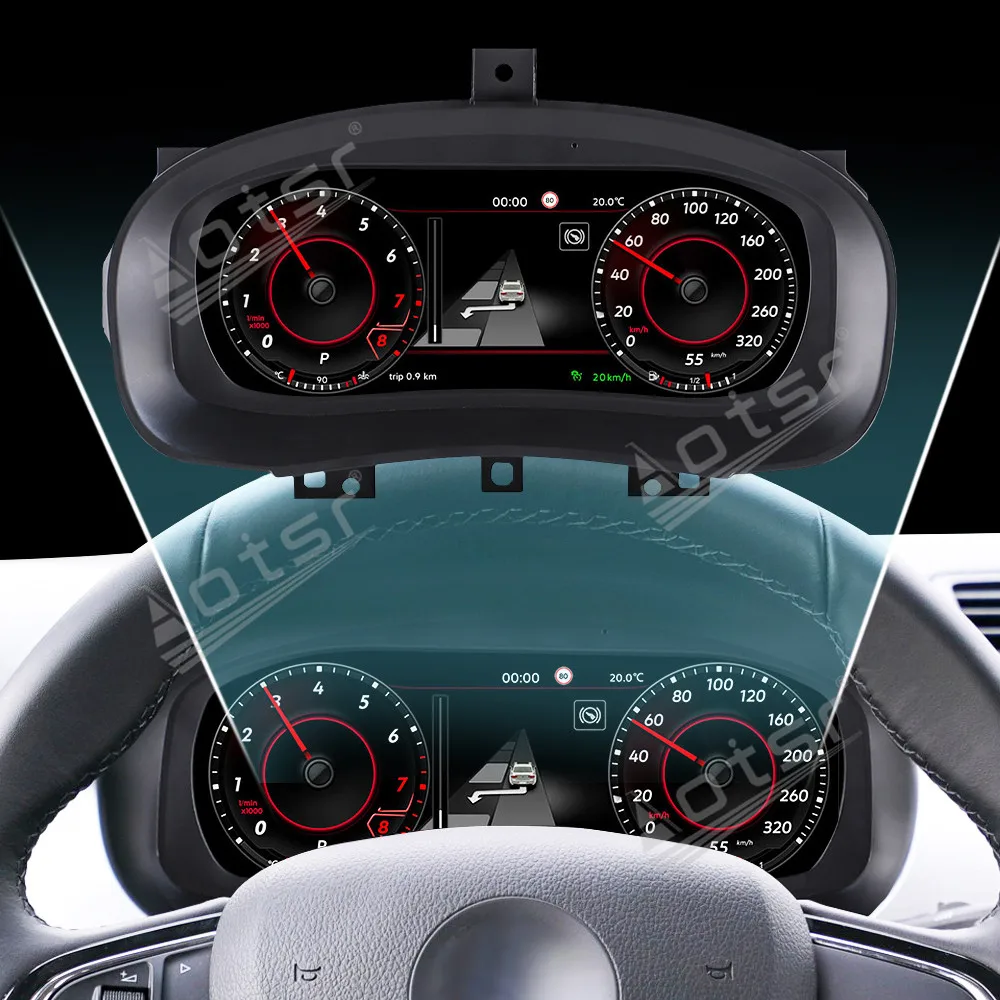 The New Digital Cluster Odometer Screen For Volkswagen Skoda Octavia Series Virtual Cockpit Speed Meter Car Dashboard Instrument