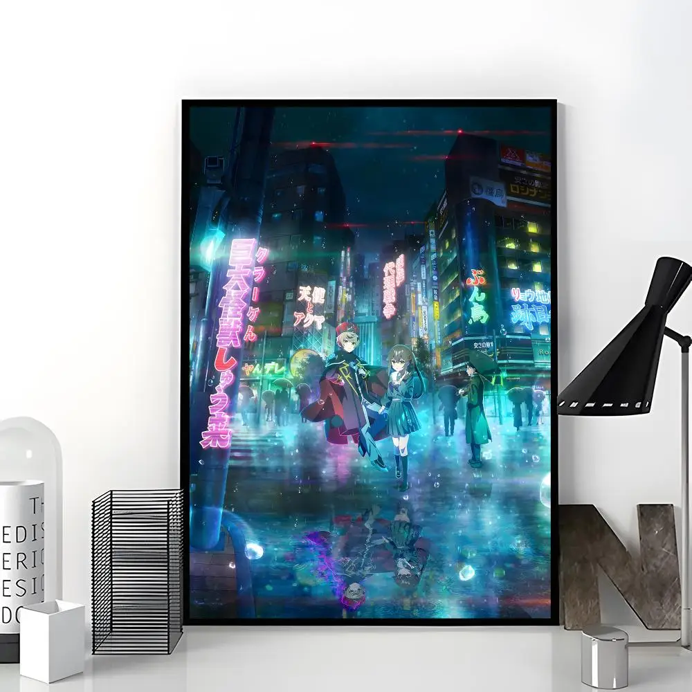 Comedy Anime S-sasaki and Peeps Poster Trendy Aesthetic Wall Art Poster for Dorm Room Bedroom Decor