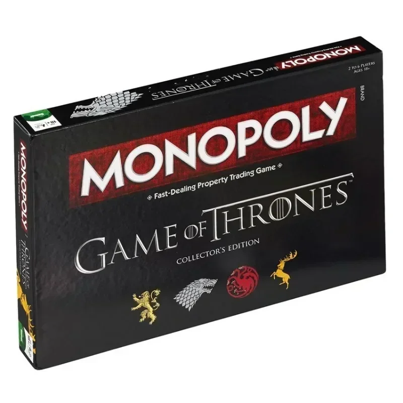 Monopoly Pokemon New All Series Friends Board Game of Thrones Puzzle Battle Hobby Casual Toy Kid Anime Family Collectible Gift