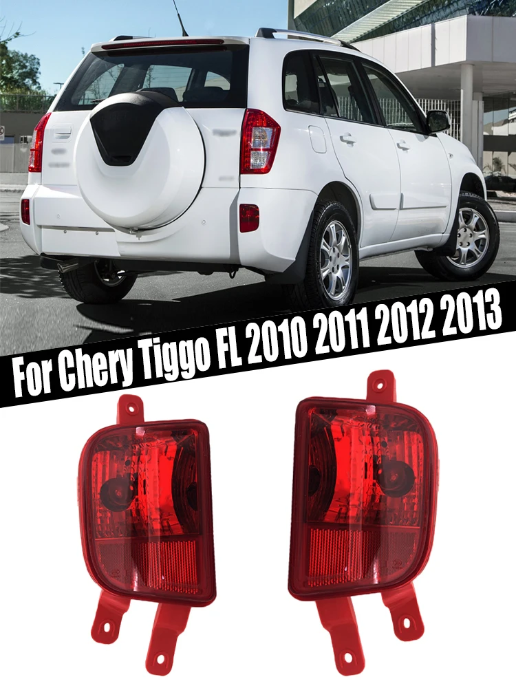 Car Accessory Rear Bumper Brake Light Fog Light Reflector Light Stop Lamp For Chery Tiggo FL 2010 2011 2012 2013