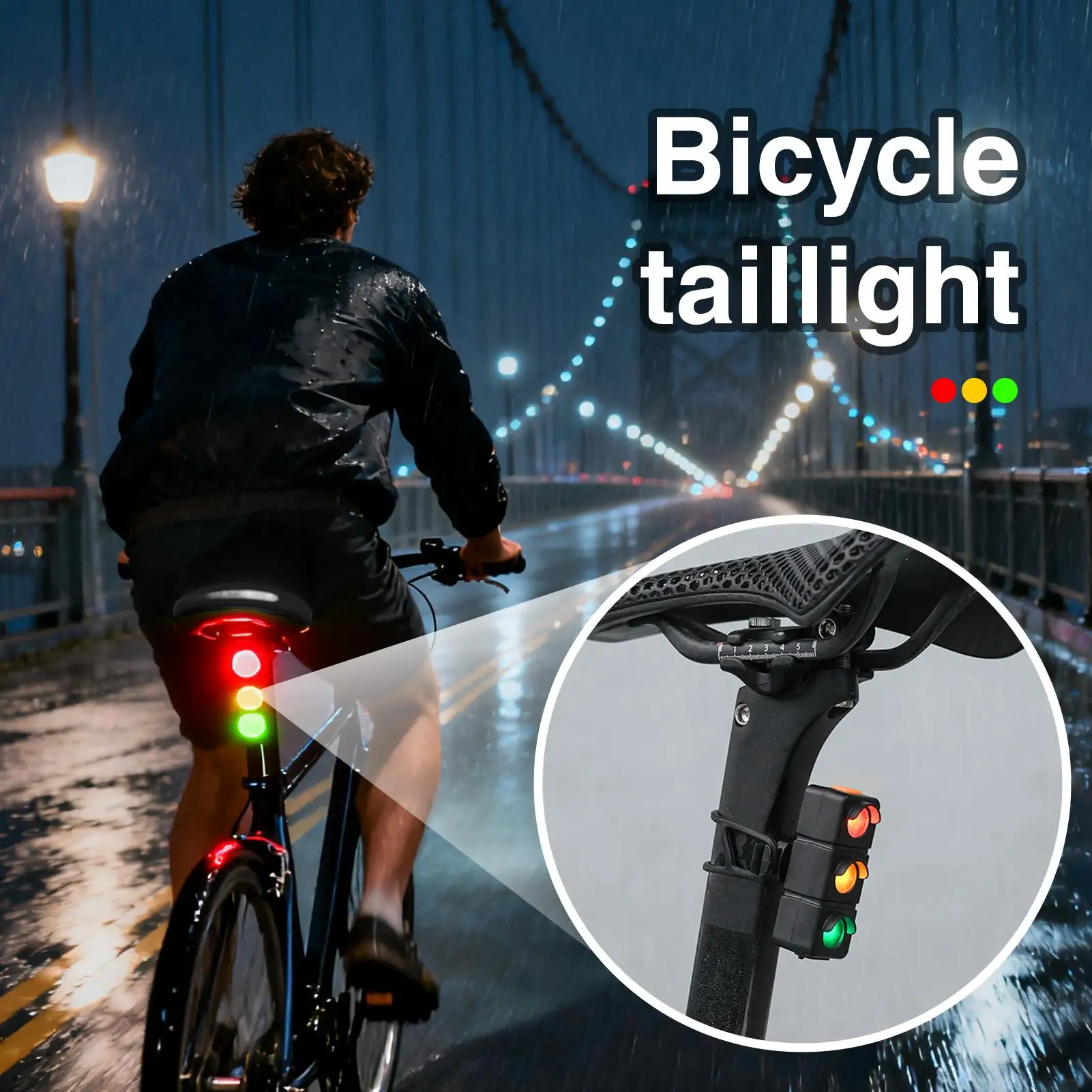 

Задний фонарь для езды на велосипеде, перезаряжаемый сенсорный светофор, датчик вибрации, велосипедные стоп-сигналы для ночной езды, дорога, горная поездка