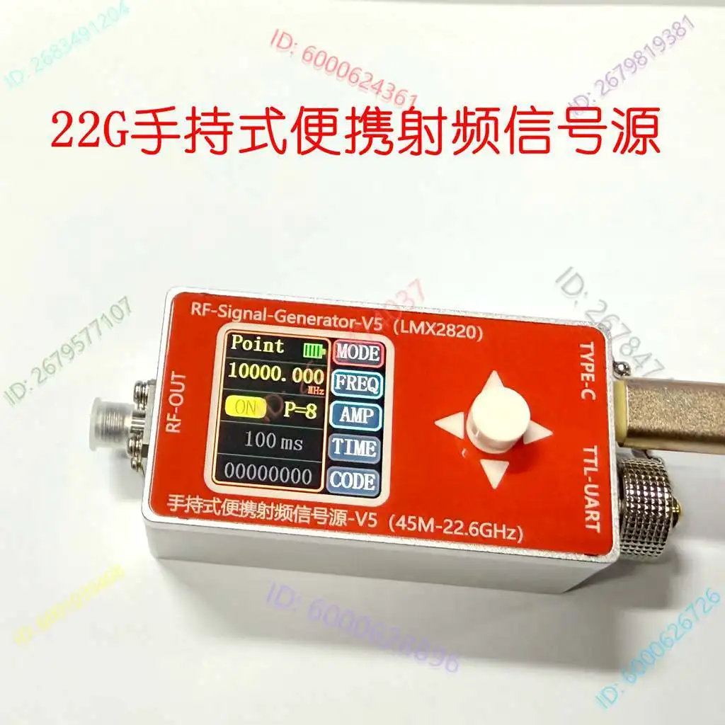 45MHz-22.6GHz RFsignal source generator, frequency sweep instrument, with modulation, high frequency sinusoidal frequency output