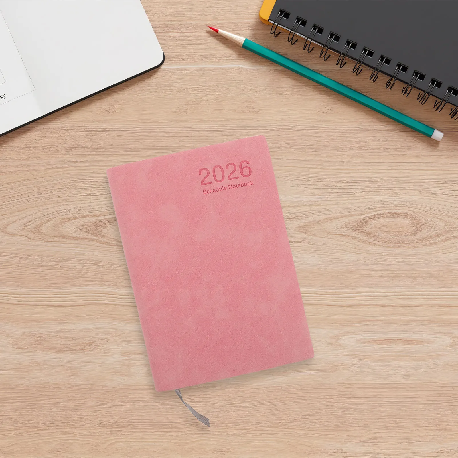 2026 Daily Planner Notebook A5 Lightweight Academic Calendar Monthly Agenda Planner to-Do List Journal Notebook for Office Study