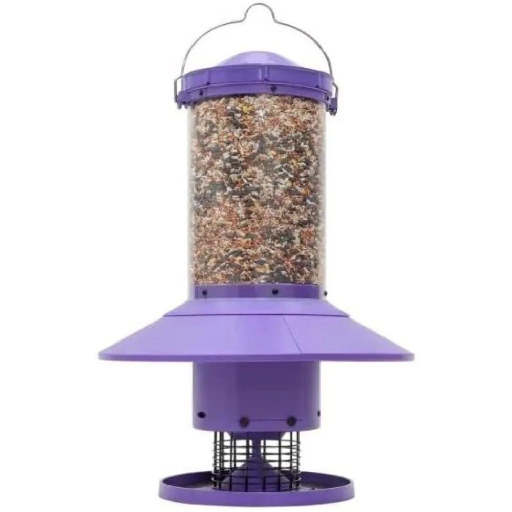 

AUTOFEEDER Bird Feeder, Programmable, Automatic Time Released, Battery-Powered, Removable Lid, Squirrel Proof, Weather Resistant