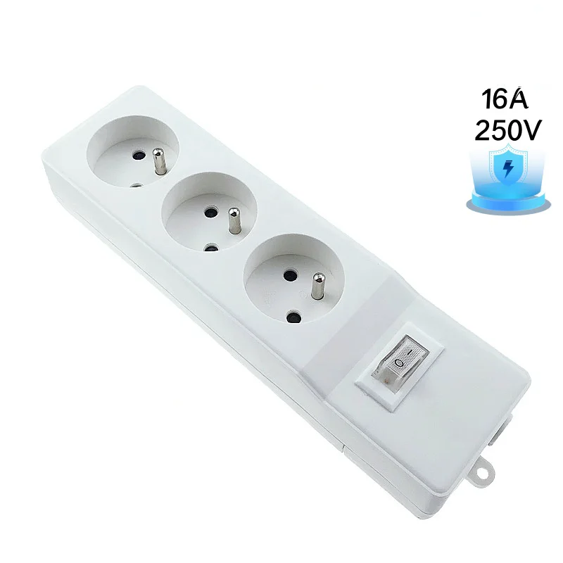 Cavo di prolunga per presa 2P + T Standard francese europeo 16A 250V 3 vie di buona qualità 