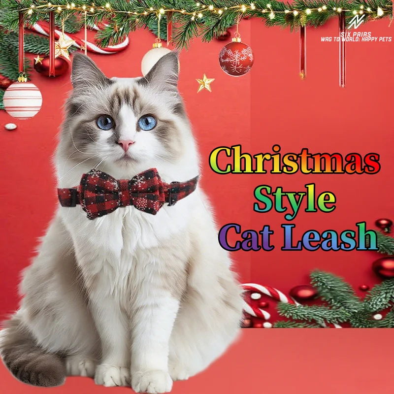 

Adjustable Anti-Slip Cat Leash with round End Hooked Design Special Cat Harness to Prevent Escape for Cat chest and back