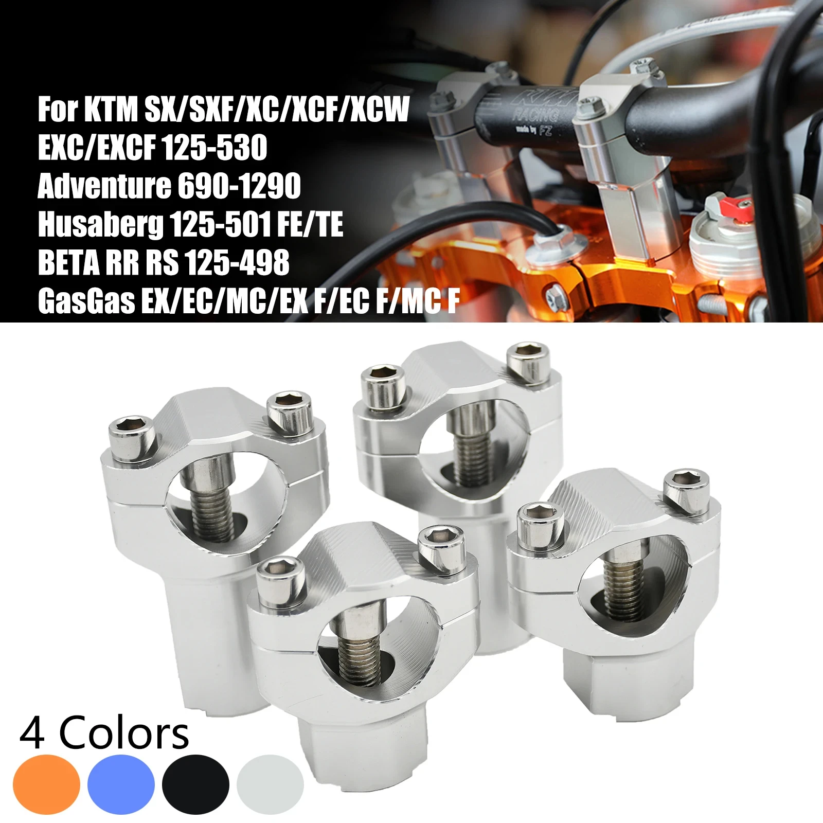 دراجة نارية CNC المقود الناهض بار المشبك جبل ل KTM SXF XC XCF XCW SX EXC EXCF 125-530 مغامرة 1290 1190 1090 890 790 690