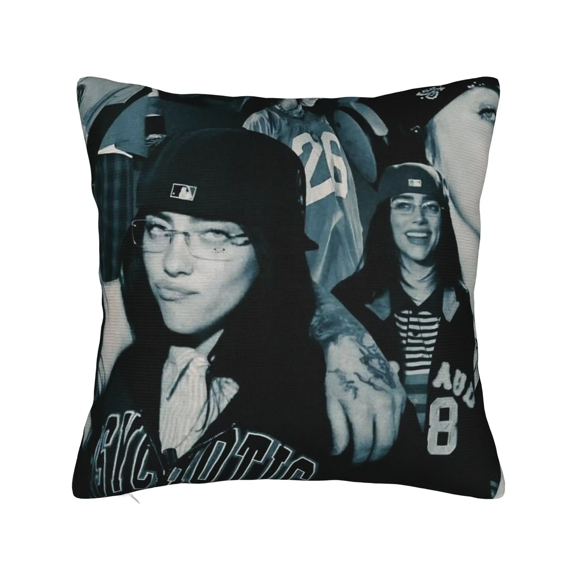 Popular Singer B-Billies Pillowcase Double-sided Printing Polyester Cushion Cover Gift Throw Pillow Case Cover Home Zipper 45X45