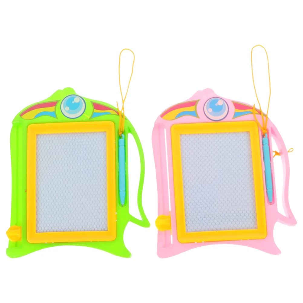 

2 Pcs Childrens Toys Writing Board Kids Boards Erasable Sketching Pad Graffiti Small Learning Drawing Plaything