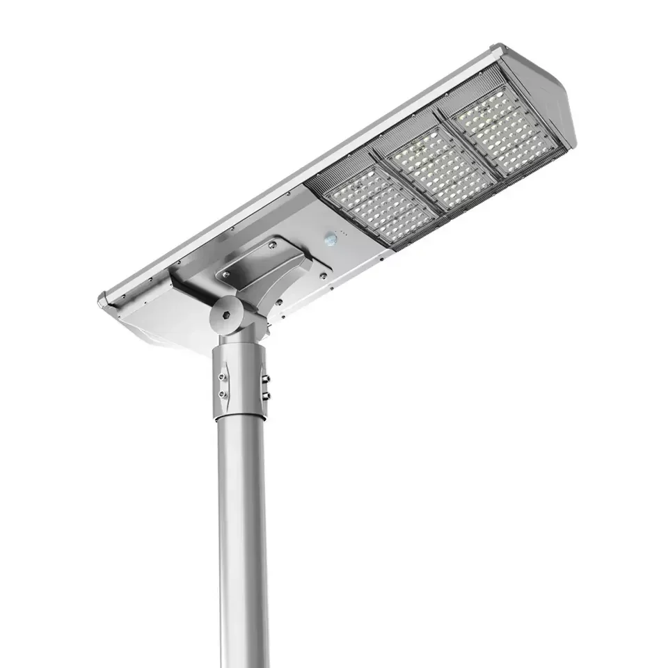 

High Lumen Efficiency 60w 80w 100w Solar Street Lights Led Street Garden Lamp Waterproof For Patio Street Basketball Court