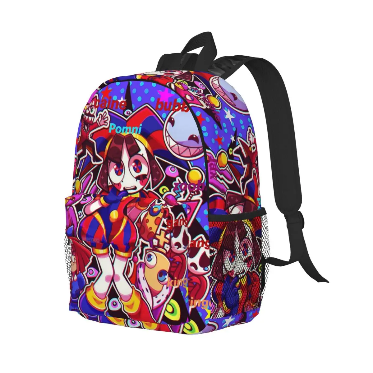 

The Amazing Digital Circus Backpack Student Boys Girls BookBag Children School Bag Computer Shoulder Bags for Men Women