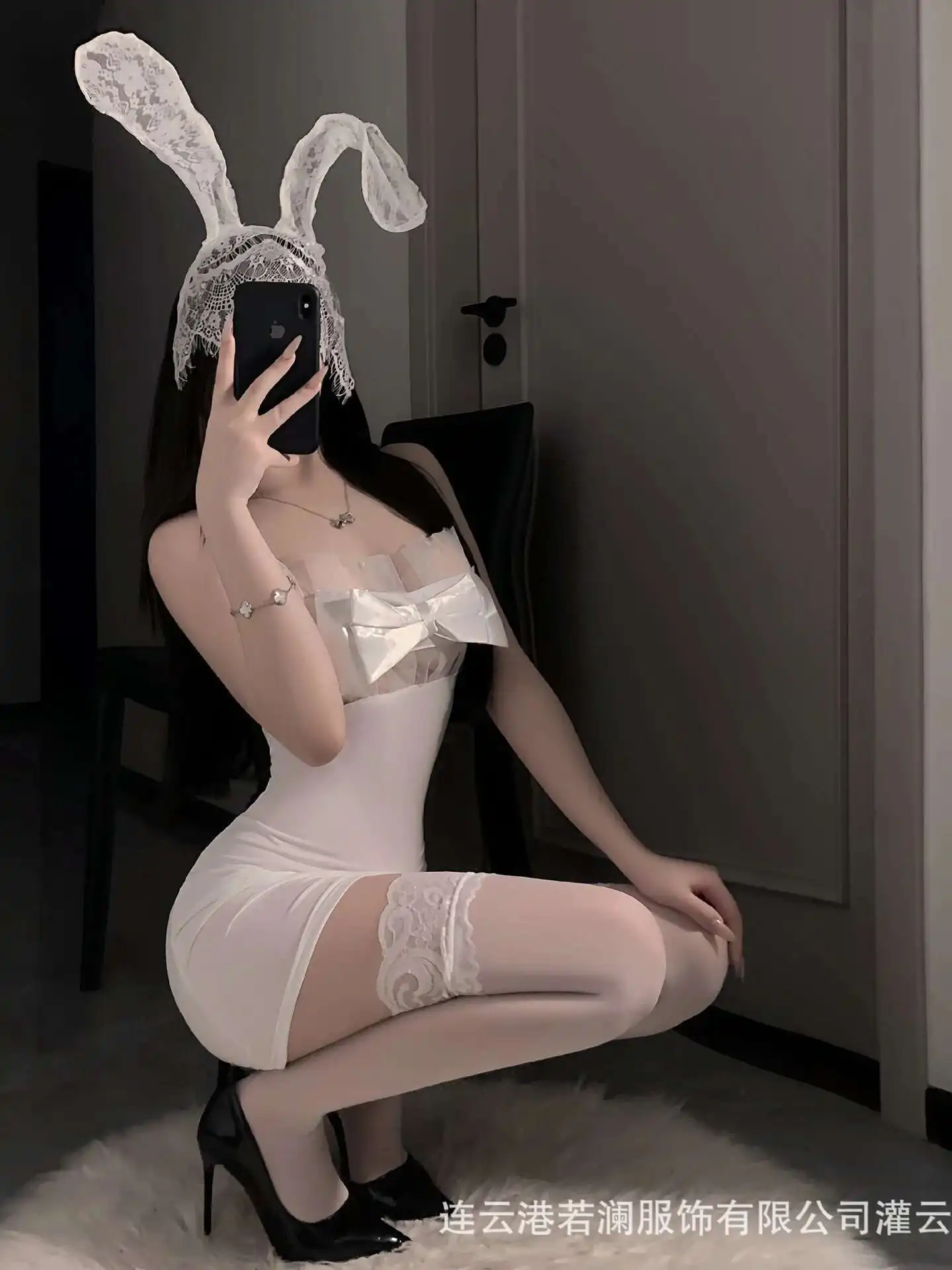 섹시한 투명 레이스 메쉬 드레스 백리스 딥 V 멜빵 민소매 랩 힙 드레스 우아한 매력적인 순수한 욕망 캐주얼 EY7M