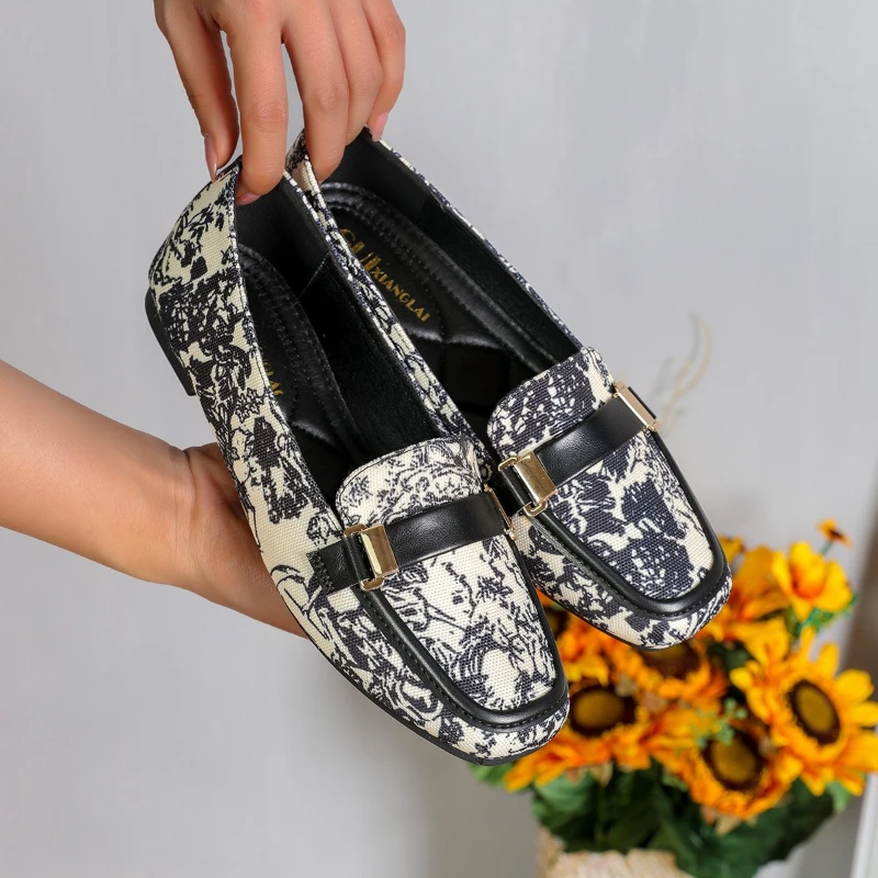 Jesienne damskie mokasyny z kl – Shoes For Women Flats recenzja i cena