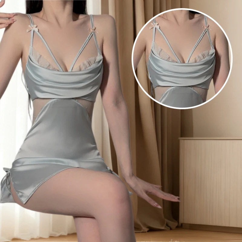 Women's Ultimate Sexy Nightgown Flirting Hot Lingerie Set Role Play and Temptation One Size Birthday Gift