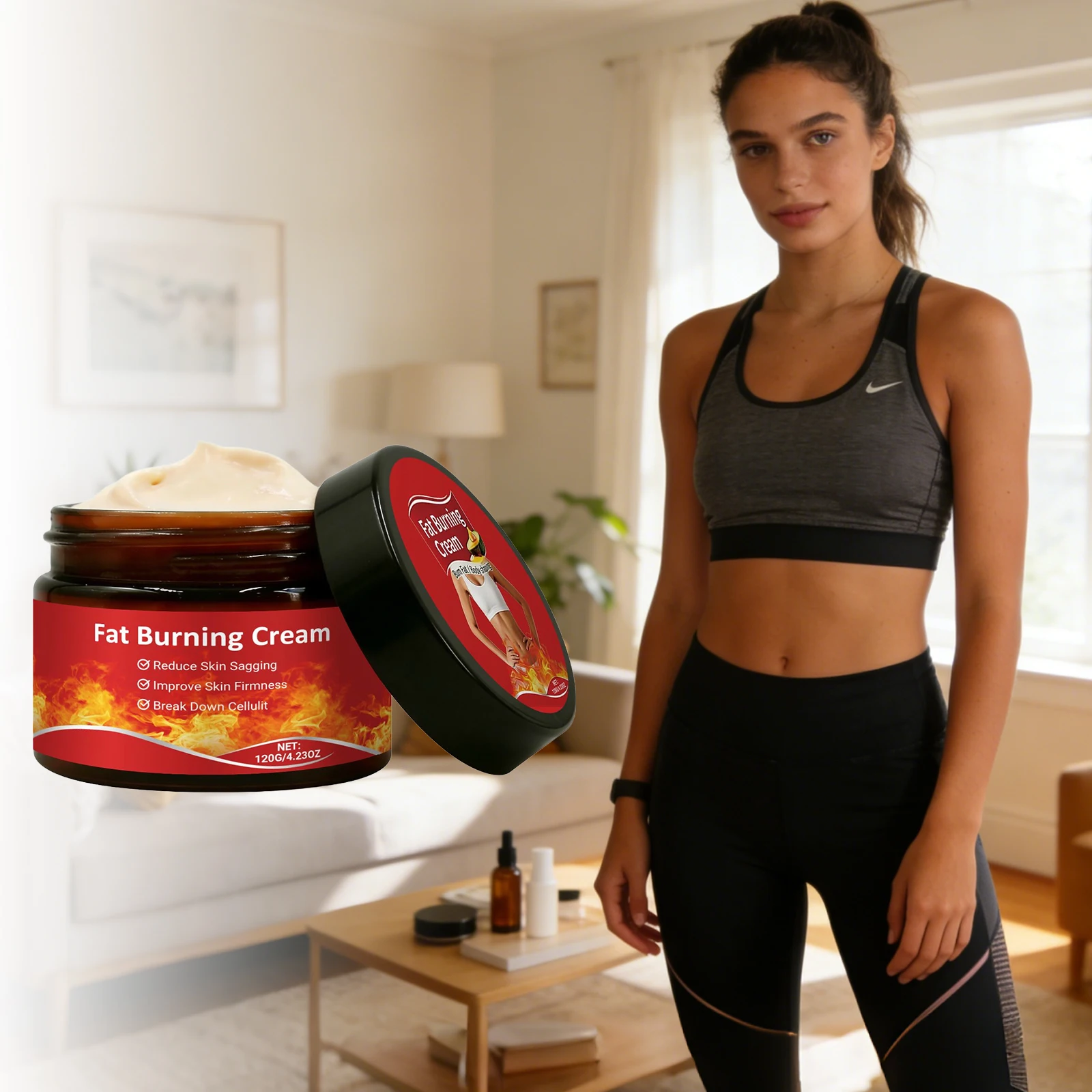 

Avocado Body Fat Burning Cream Assist Muscles Massage Boost Blood Flow Shaping Pefect Figure Deep Penetrate Body Firming Creams