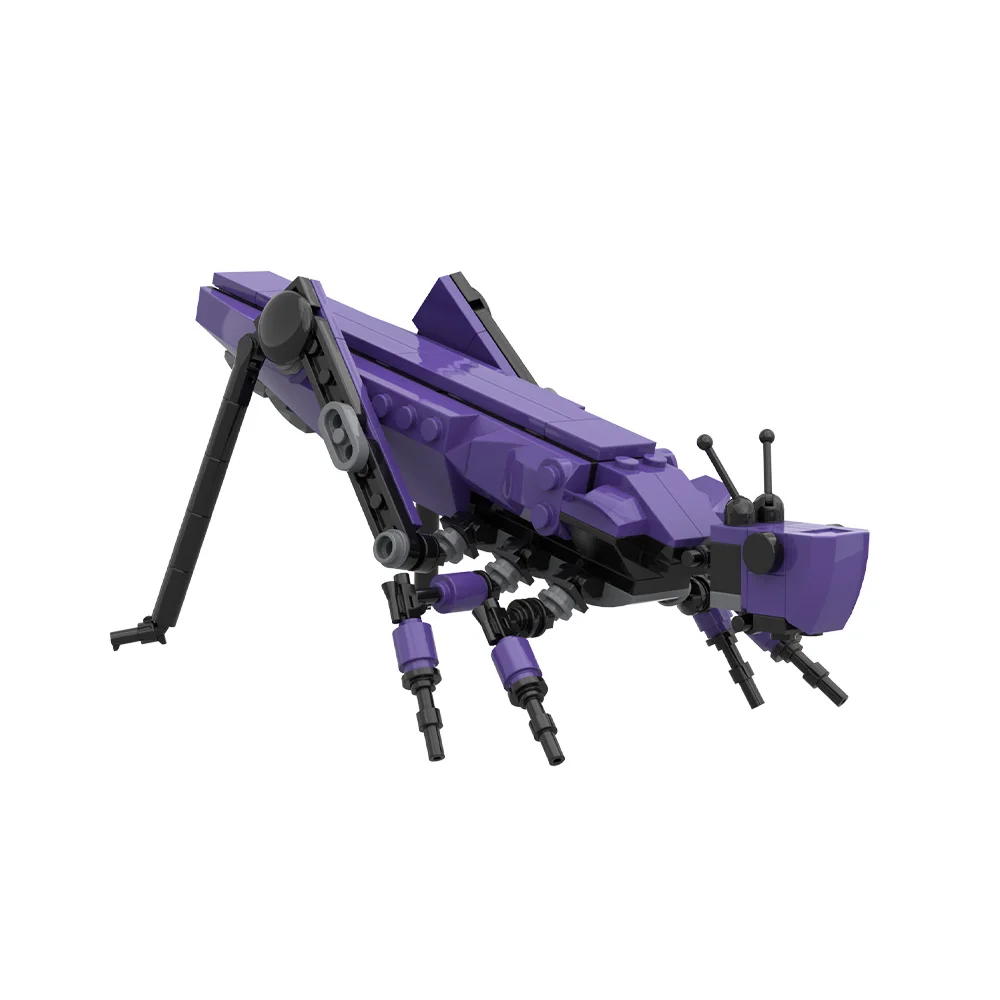 

Gobricks MOC Royal Blue Grasshopper Building Blocks Model Royal Blue Grasshopper Insect Bricks Assembly Toys Kids Birthday Gifts