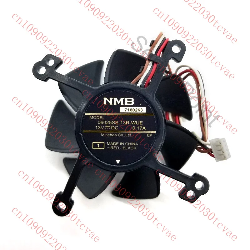 

For NMB 06025SS-13R-WUE DC13V 0.17A for CB-S04/W04/S04E Projector Cooling Fan