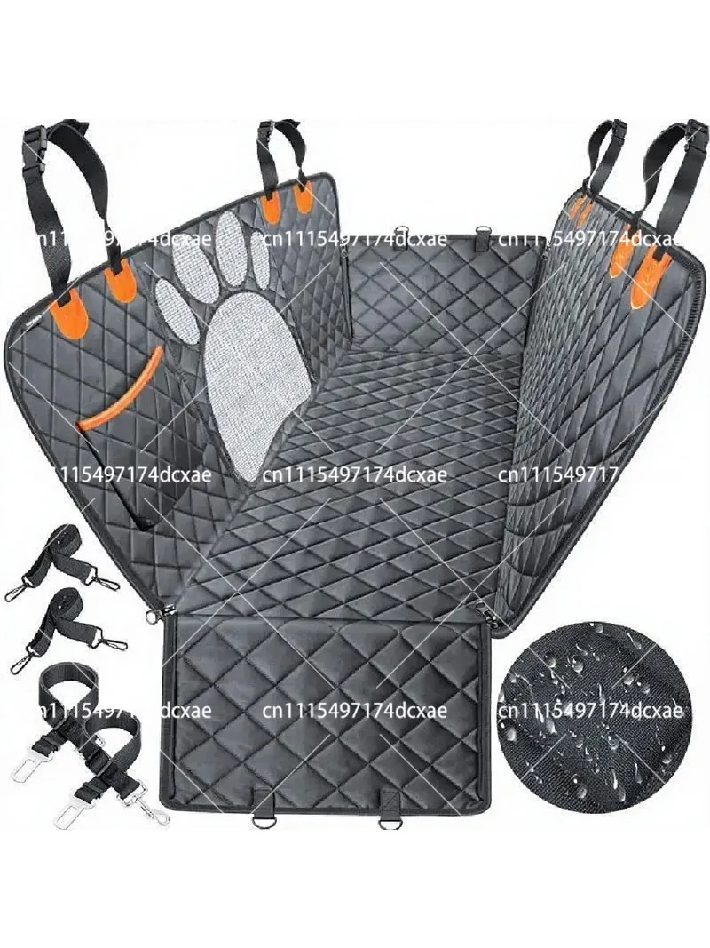 Waterproof Dog Car Seat Cover Rear Bench Pet Bed Mat for Large Dogs Anti-Dirt Cushion
