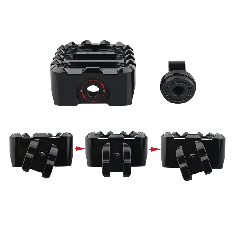 

Rotating Front Footpegs Foot Pegs For Live Wire Sportster S Breakout FXBR 107 FXBRS 114 Deluxe FLDE FXDR FXDR 114 Accessories B