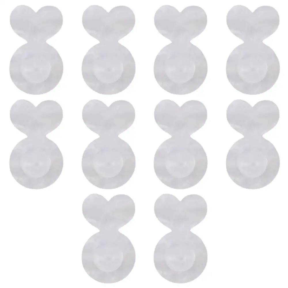 ظهر رافع القرط المطاطي ، دعامات دعم القرط الأبيض الأكريليكي ، ظهر آمن للأذنين المتدلية