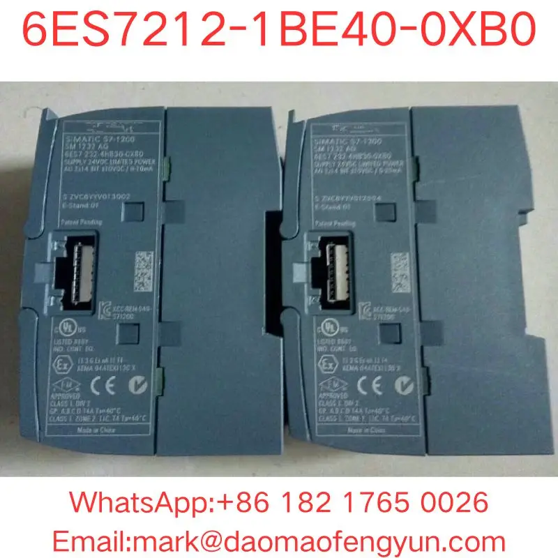 6ES7232-4HB30-0XB0 Used Tested OK In Good Condition SIMATIC S7-1200, Analog output, SM 1232, 2 AO, +/-10 V, 14-bit resolution, o