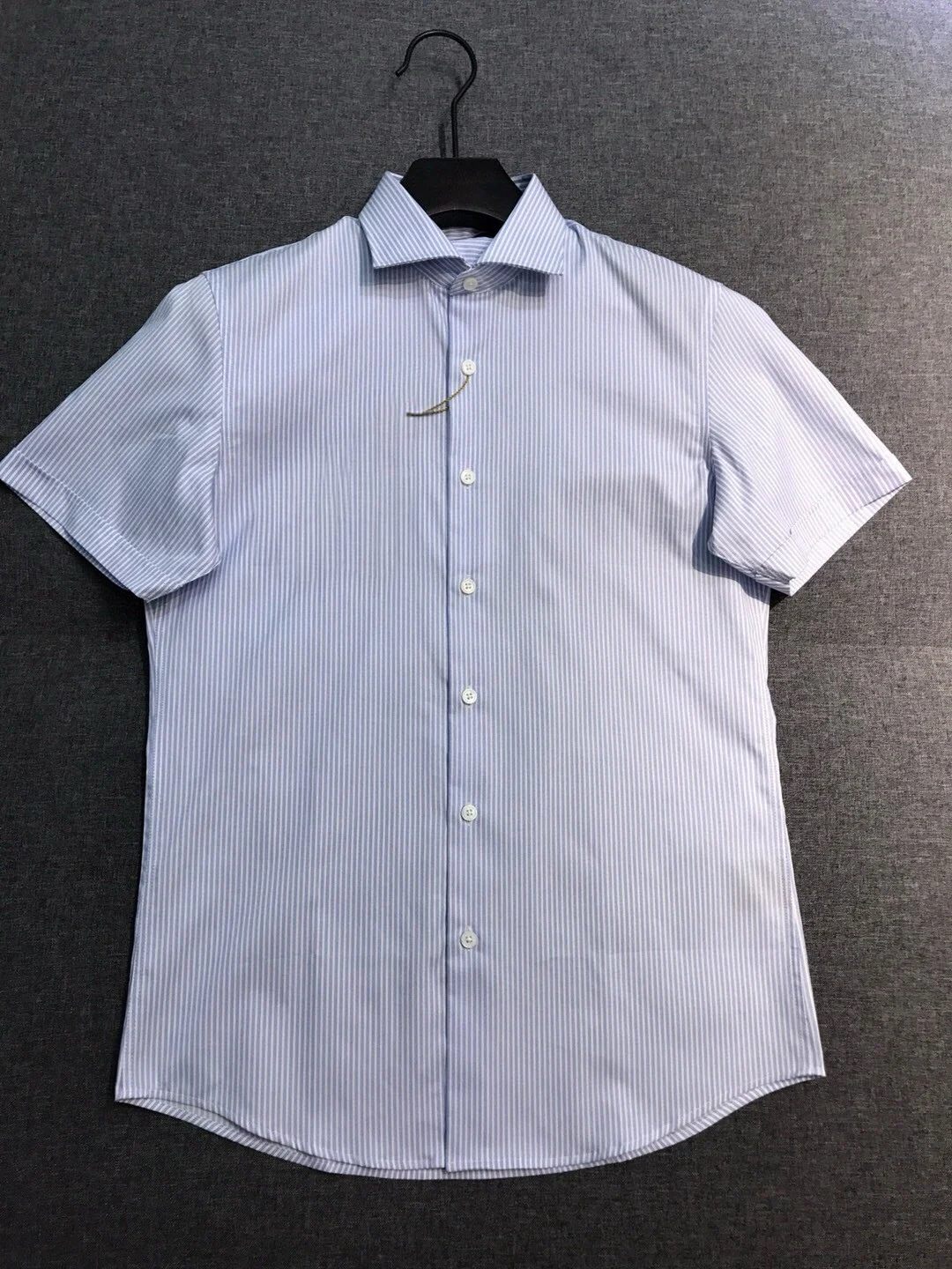 

European and American Italian LP old money style 25 summer simple business casual versatile short-sleeved shirt