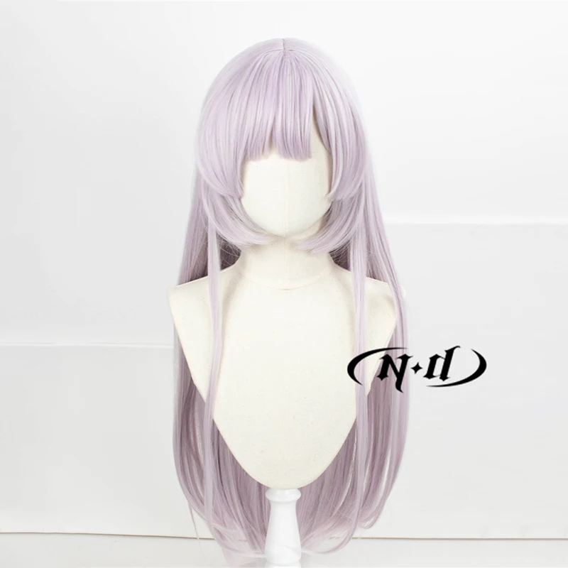 ND Hella คอสเพลย์วิกผม Path to Nowhere คอสเพลย์สีม่วงผมยาวหยิกวิกผมสําหรับเกม Comic Con Coser สังเคราะห์ทนความร้อน