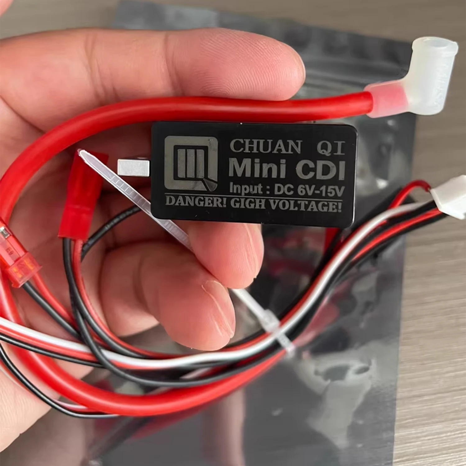 Mini CDI Igniter for Methanol Engine Conversion - Micro Motor Start Control Switch - RC Model Upgrade Accessory