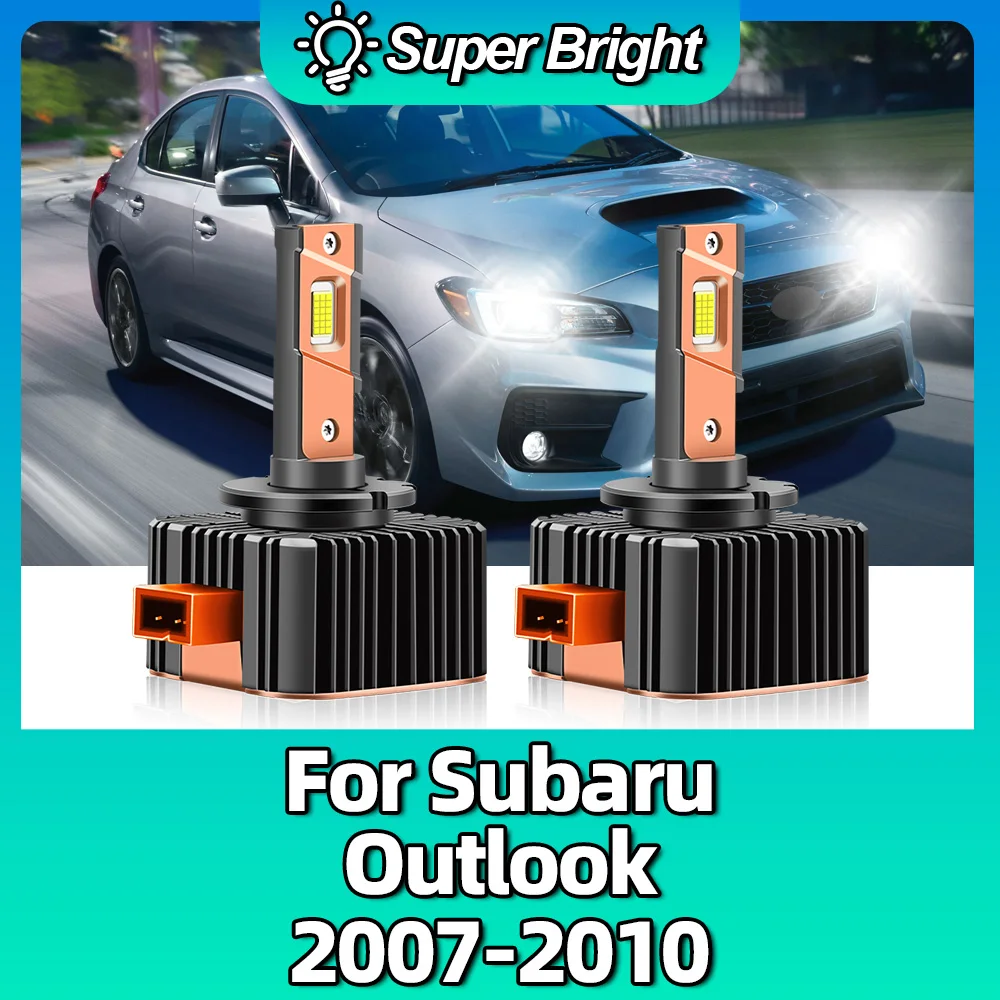 D1S LED 90W 6000K White Headlight Light 80000LM Bulbs Cars Auto Headlamp Replace 1:1 HID For Subaru Outlook 2007 2008 2009 2010