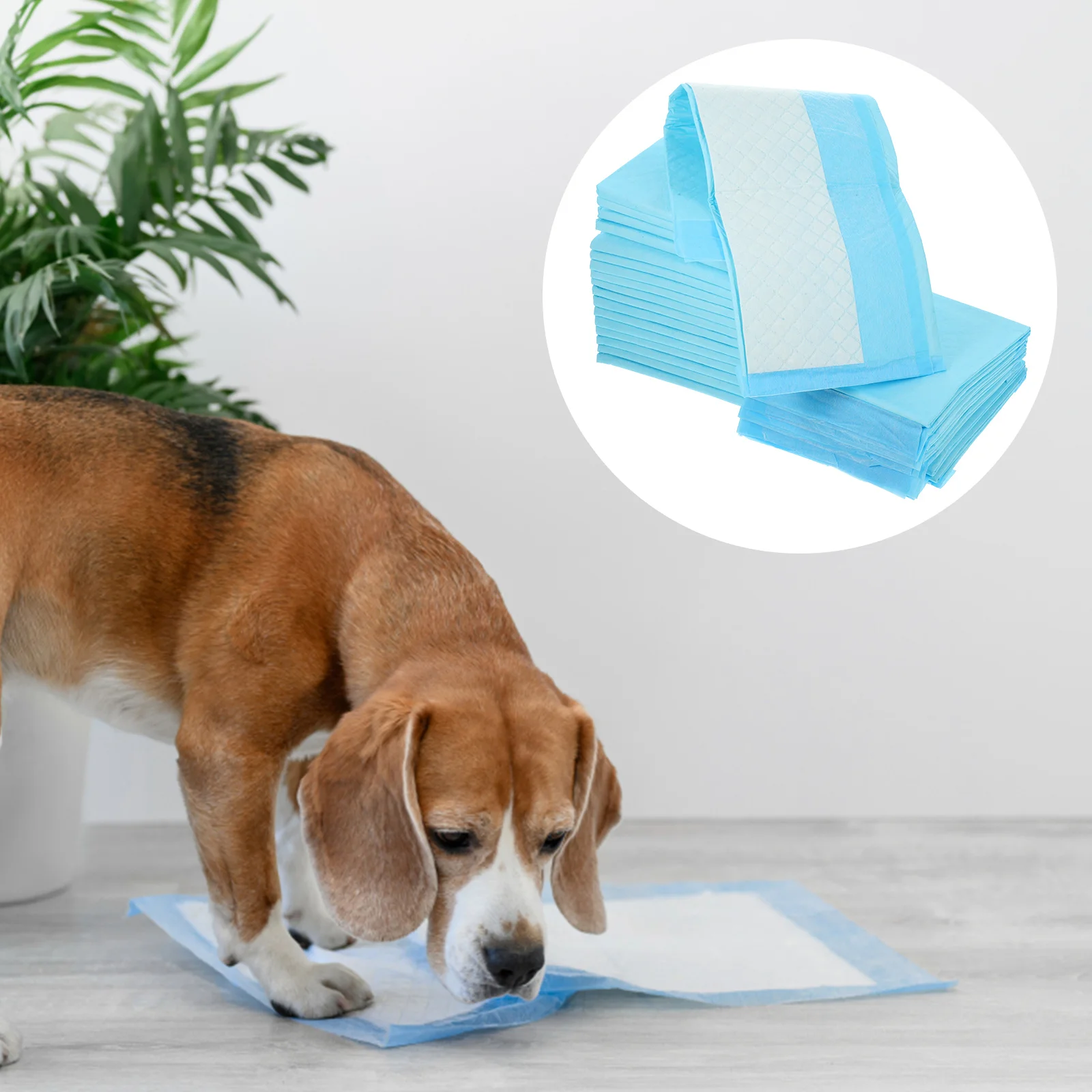 50 Pcs Super Absorbent and Waterproof Dog Puppy Pet Training Mats 100 Pieces Pee Pads Urinal Major Non-woven Fabric