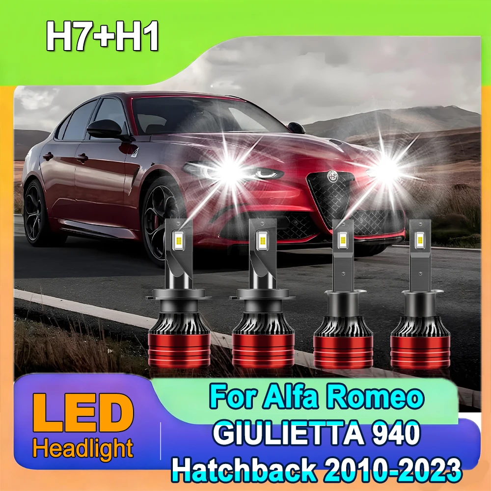 

Светодиодные фары с дальним и ближним светом 6000K белого света, сверхъяркие, для Alfa Romeo GIULIETTA 940 Hatchback 2010-2021 2022 2023