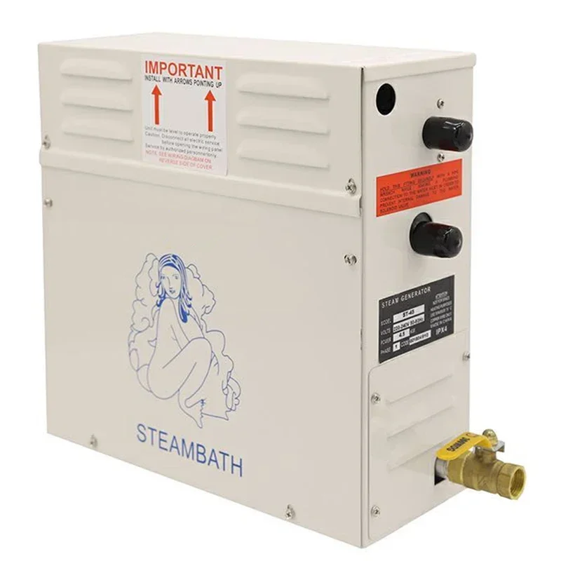 8KW Steam Machine Portable Steam Generator 8.0KW Digital Controller Sauna Room Steamer Room Steaming Machine ST-180