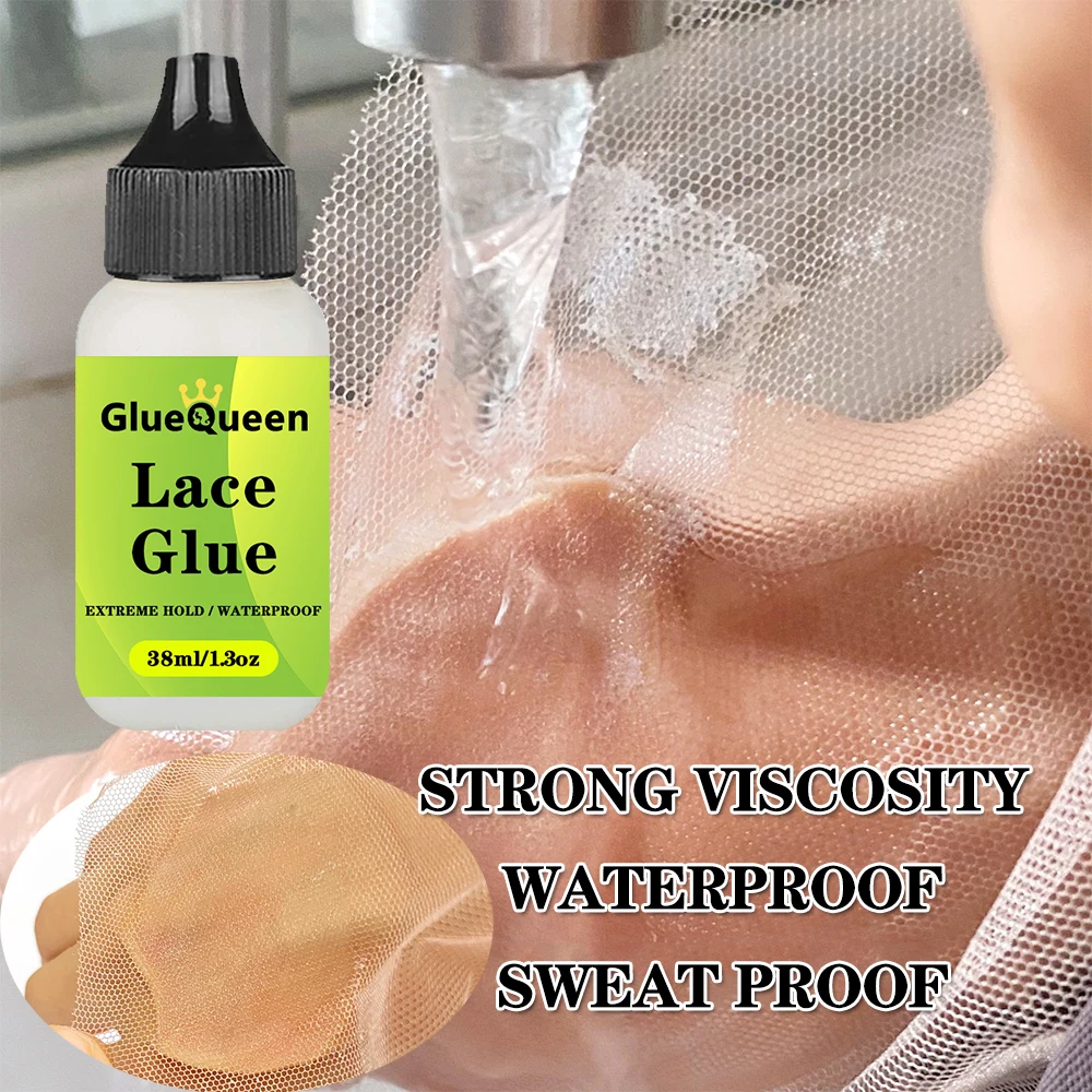 38ml 1.3oz Wig Glue Waterproof Hair Replacement Adhesive Sweatproof And 30ml 1oz Glue Remover For Lace Front Wig