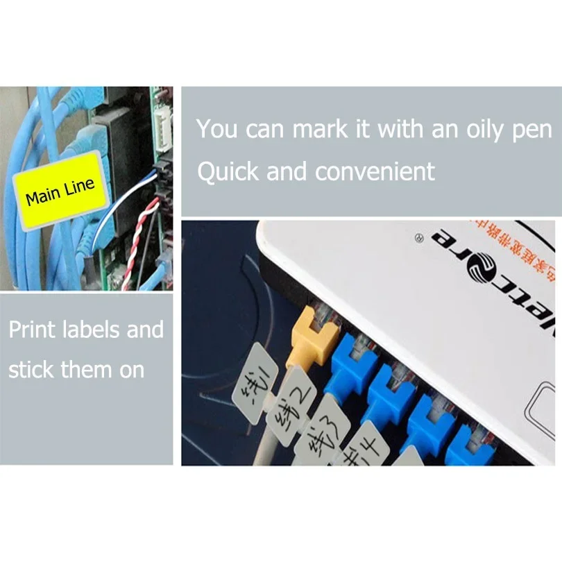 50pcs 4*150mm Nylon Cable Ties Tag Labels Plastic Loop Markers Self-locking Zip