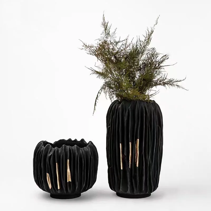 Modern Simple Creative Origami Vase Decorations Artist Home Crafts Floral Decoration Desktop Hotel Party Restaurant Decorations