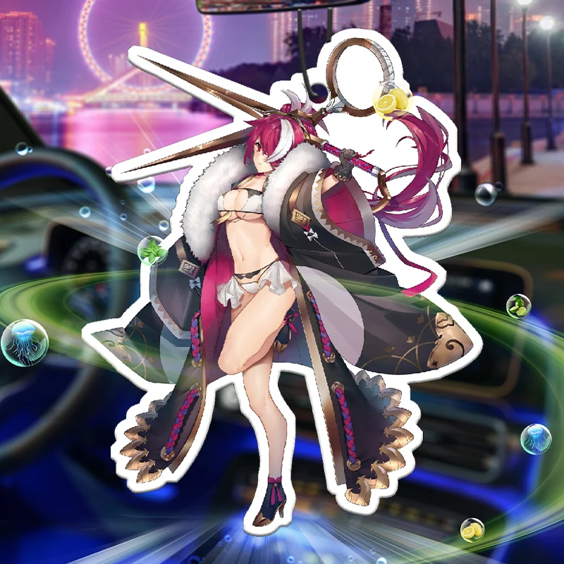 Bikini Sexy Beauty Anime Cartoon Japanische Zeichentrickfiguren Auto-Duftspender Auto-Parfüm Langanhaltender Duft-Anhänger Lufterfrischer