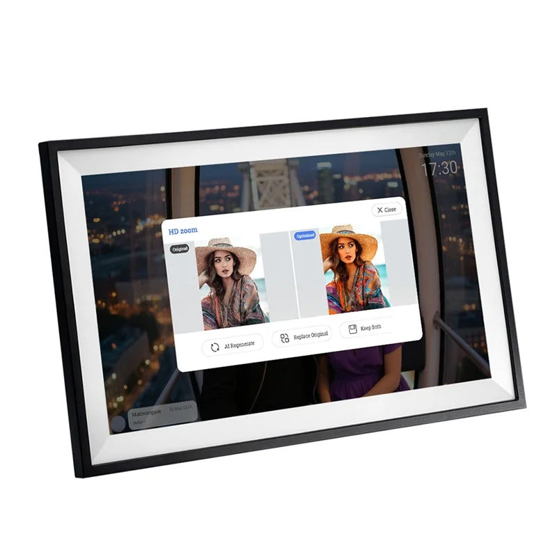 หน้าจอสัมผัสแบบโต้ตอบ HD 15.6 นิ้วปฏิทินดิจิตอล WIFI สมาร์ทโฮมวางแผนครอบครัวแผนภูมิงานบ้านปฏิทินดิจิตอล