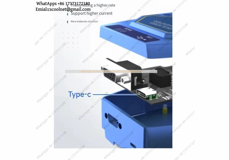 YX2 USB to RS485 RS422 RS232 TTL Converter CH340 Isolated Type-C 3.3V/5V