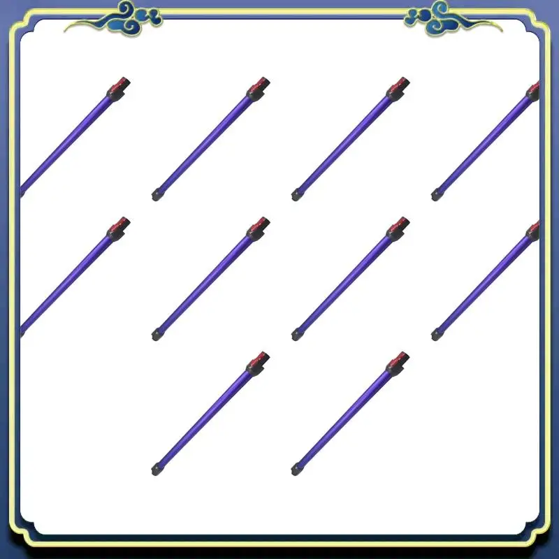 

A56P-10PCS Telescopic Extension Rod For Dyson V7 V8 V10 V11 Straight Pipe Metal Extension Bar Handheld Wand Tube,Purple