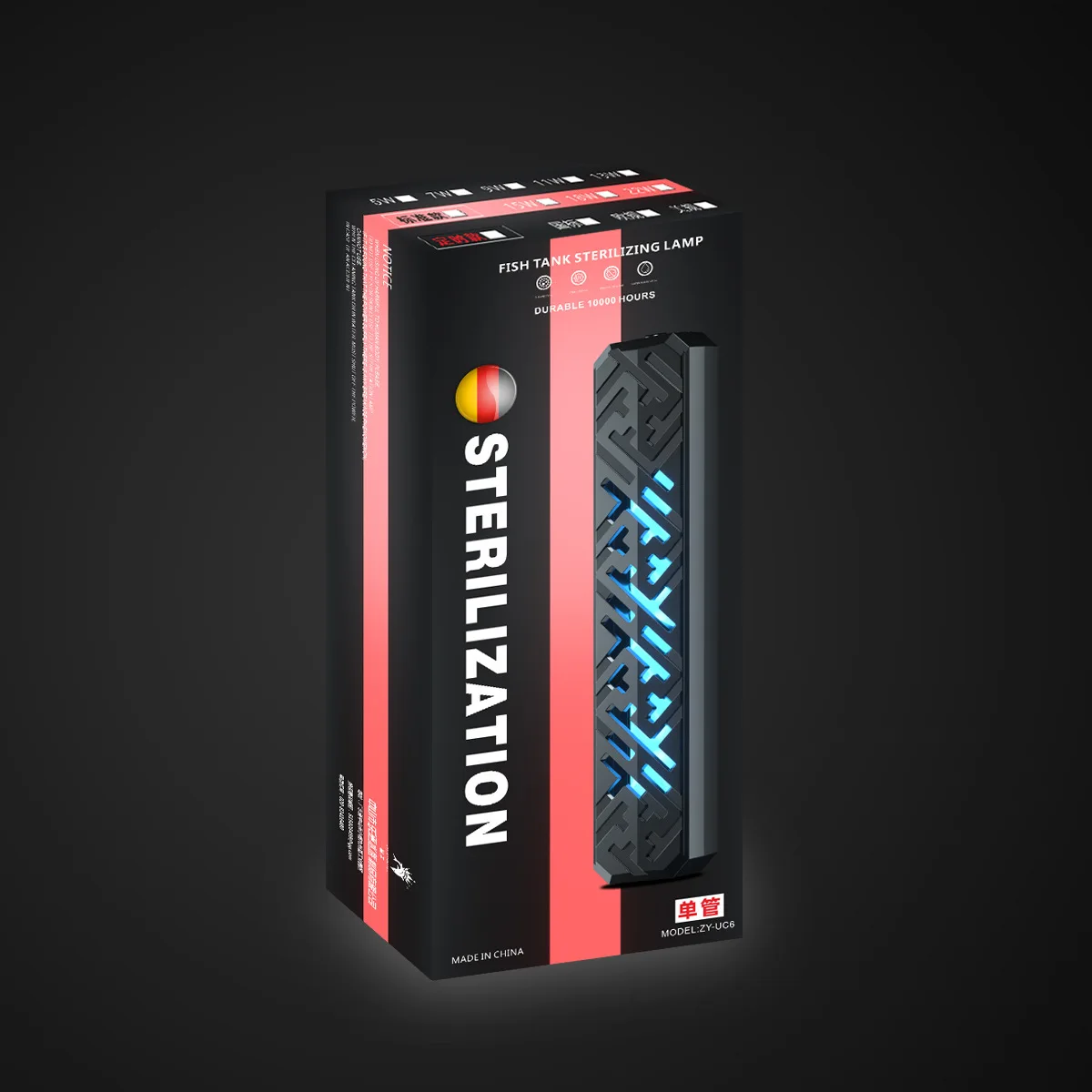 110v 220v水族館家庭用殺菌魚タンクuvc5w 7w 9w 11w 13w 15w 18w 22w