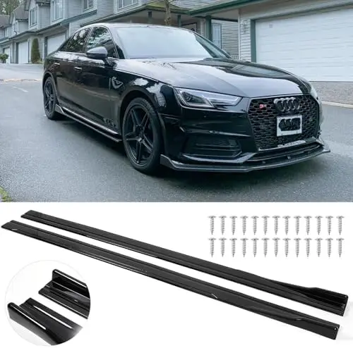 

Universal 86.6" Car Side Skirts Lip Kit for , , , Chevy, Camaro – Durable 2M Body Trim Upgrade