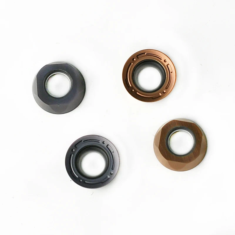 HADSTO-piezas Original RPMT, RPMT08T2MO, RPMT10T3MO, RPMT1003MO, RPMW1003MO, RPMT1204MO, FM, HS5120, HS5130, HS5115, insertos de fresado CNC, 10 unidades