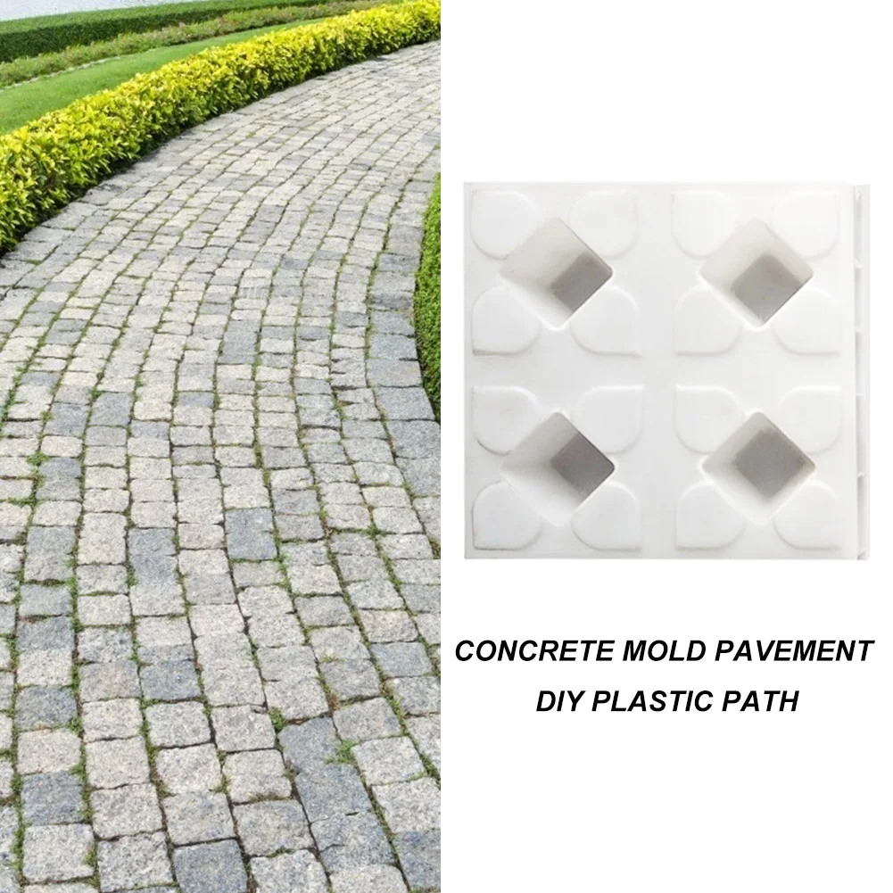 Concrete Brick Mould Reusable Paving Cement Brick Molds DIY Manually Handmade Practical Portable Multi-function Garden Tools