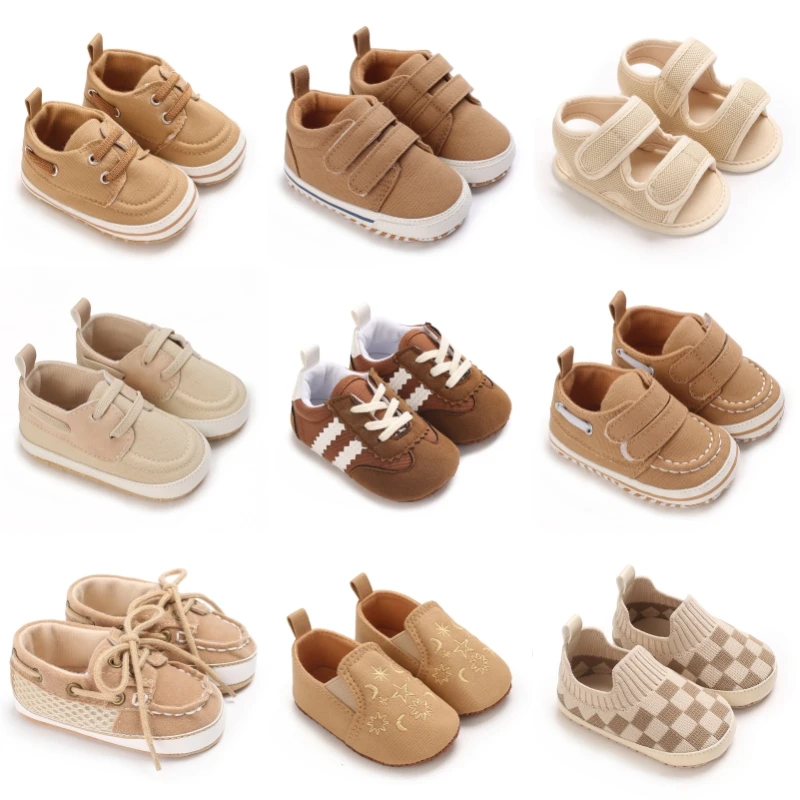 Spring and Autumn Cloth soled Comfortable Sports Shoes 0-12 Months Baby Anti slip Sneakers