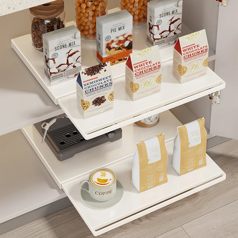 Kitchen seasoning rack, pumping tray in cabinet, disc rack, microwave oven under sink, deep cabinet storage rack board