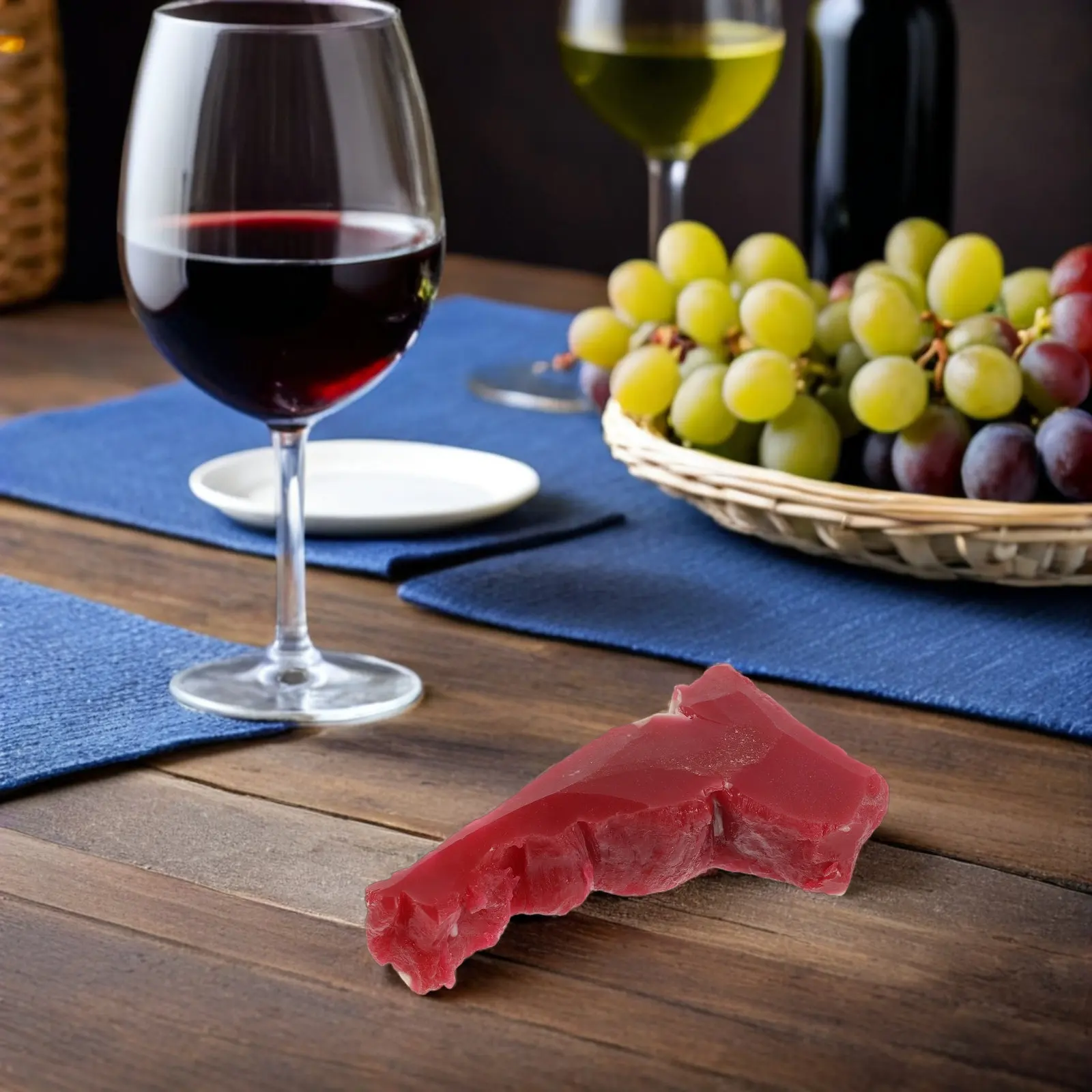 リアルな偽豚肉、模造牛肉塊、プラスチック製の肉飾り、偽食品ディスプレイ小道具、キッチン遊び用食品、レストラン用